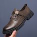 New Leather For Men With A Sense Of , British Style Fashion, Business And Leisure, Versatile, One Foot Work Shoes,_vogvips.com