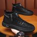 Autumn New Breathable High Top Men's Versatile White Anti Slip Sports Casual Board Shoes, Trendy Shoes_vogvips.com