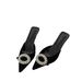 2026 New Large Size Pointed Toe European And American Style High Heels With Rhinestones, Slip-On Stiletto Heel Mules,_vogvips.com