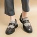 Euro Step Korean Style New British Business Casual Slip-On Brogue Formal Pointed Toe Men's Floral Leather Shoes_vogvips.com