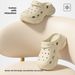 Misu Thick-soled Clogs Women, 2026 New Summer Model, Suitable For Outdoor Wear, Shopping, Non-slip Beach Slippers With A_vogvips.com
