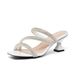 Huidong 2026 New Foreign Trade Model Stiletto Heel Sandals With Rhinestones Slip-On Niche Fashion Simple Evening Women's_vogvips.com