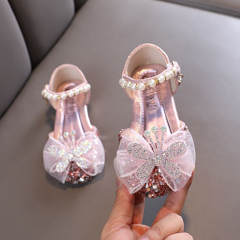 New Lady Baby Girl Girl Princess Diamond Single Shoe Shoes Dance Show Shoes Sandals_vogvips.com