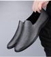 Men's Hole Small Leather Shoes Doudou Shoes Casual Gouging Men's Shoes_vogvips.com