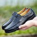 Fashion Men Shoes Fashion Casual Shoes Men Leather Shoes Thick-soled Simple Pointed Toe Dress Shoes Business Wedding Men's Leather Shoes_vogvips.com