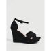 The New Summer Vintage Suede Cross Strap Black Peep-toe Sandals_vogvips.com
