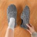 Women's Shoes Cozy Couple Slippers For Indoor Wear - Unisex Soft Fleece Lined House Shoes With Non-Slip Rubber Sole, Warm & Breathable_vogvips.com