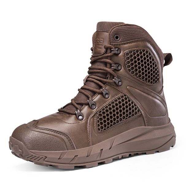 Men's Boots Outdoor Leather Hiking Shoes Men Hunting Work Safty Shoes Men's Desert Boots Ankle Boots_vogvips.com