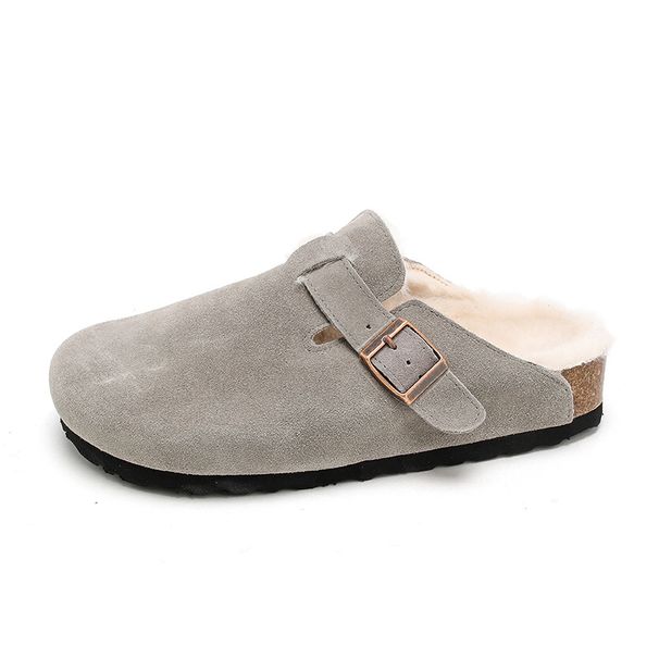 New Version Casual Fleece-Lined Thickened Warm Shoes For Men And Women, Furry Shoes, Lazy Outdoor Wear_vogvips.com
