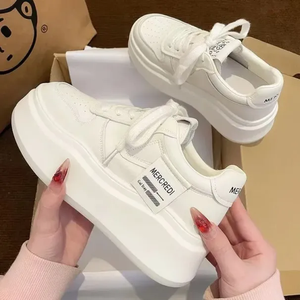 Thick Soled Versatile High White 2024 New Summer Sports For Women, Niche Design Sense Board Shoes_vogvips.com