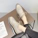 Women's Shoes New Brogue Thick Soled Platform Shoes Wedge Heeled Shoes For Women With Increased Height And Casual British Style Without Tiring Feet_vogvips.com