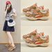 Daddy Shoes Female Student Sports Running Casual Mesh Breathable Shoes_vogvips.com