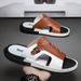 Men's Slippers Summer 2025 New Non Slip Sandals For Wearing On The Outside, Straight Drag Beach Super Hot Cool Mop_vogvips.com