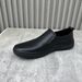 Euro Step First Layer Cowhide Comfortable Soft Sole Genuine Single Men's Autumn Dad Casual Work Leather Shoes Slip-On_vogvips.com