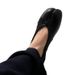 Cowhide Version ~ 2024 New Pleated Genuine Leather Soft Sole Split Toe Loafers For Women Flat Mary Jane Shoes_vogvips.com