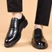 Euro Step 8cm Brogue Leather Breathable Business Formal Height Increasing For Men 6cm Spring Wedding Groom Shoes_vogvips.com