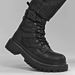 Black Genuine Leather Thick Soled Men's Boots New Trendy Designer Style Daily Outdoor Leisure Motorcycle Hiking Quality_vogvips.com