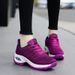2025 Autumn New Mesh Breathable Middle-aged Women's Casual Single Shoes Trendy Thick-soled Sneakers_vogvips.com