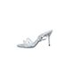 Summer Gentle Wind Fine Heel Bow Sandals One-word Buckle Design Dating Fairy Shoes_vogvips.com