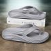 Men's Orthopedic Fashion Couples Beach Flip Flop Summer Outdoor Soft Sandals With Arch Support Bathroom Slides_vogvips.com