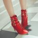 Elegant Pointed Toe Stiletto Ankle Boots With Belt Buckle Detail - Women's Fashion Boots In Extended Sizes (32-47) For Autumn/Winter_vogvips.com