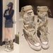 Women's Shoes Boots Women's Retro Flat Graffiti Mid Calf Boots Sexyy Large Size Fashion Pile Boots_vogvips.com