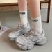 2025 Fashion Thick-Soled Casual Sneakers Mesh Breathable Spring Versatile Trendy Dad Shoes For Women New Model_vogvips.com