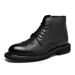 European Warm Series Straight Martin Men High Top British Style Genuine Leather Winter Fleece Lined Warm Ankle Work Boots_vogvips.com