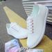 Cross-Border White Sneakers For Women 2024 New Spring And Autumn Fashion Comfortable Leather Soft Sole Sports Casual_vogvips.com