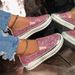 Women's Sparkly Slip-On Loafers With Rhinestone Glitter Detail Comfortable Platform Casual Flats For Everyday Wear Casual Flat Shoes_vogvips.com