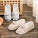 Maternity Shoes Spring Summer Thin Style Postpartum Supplies June July Soft Sole Covered Heel Thick Sole Breathable Home Cotton Slippers_vogvips.com