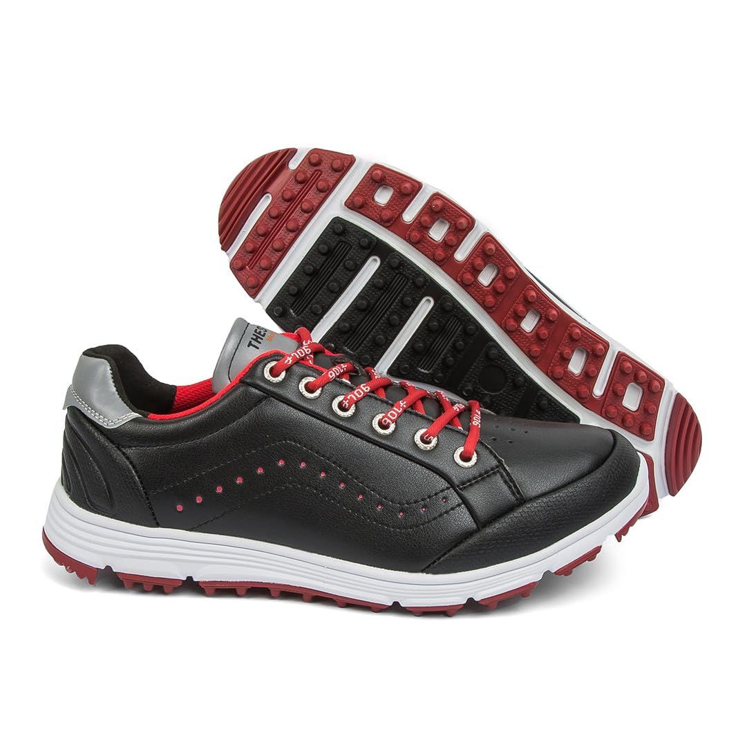 Men's Golf Shoes, Lightweight Golf Training Shoes Comfortable Spikless Walking Shoes Casual Fashion Golfers Sneakers_vogvips.com