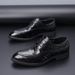 Men's leather shoes Business dress top layer sheepskin men's shoes_vogvips.com