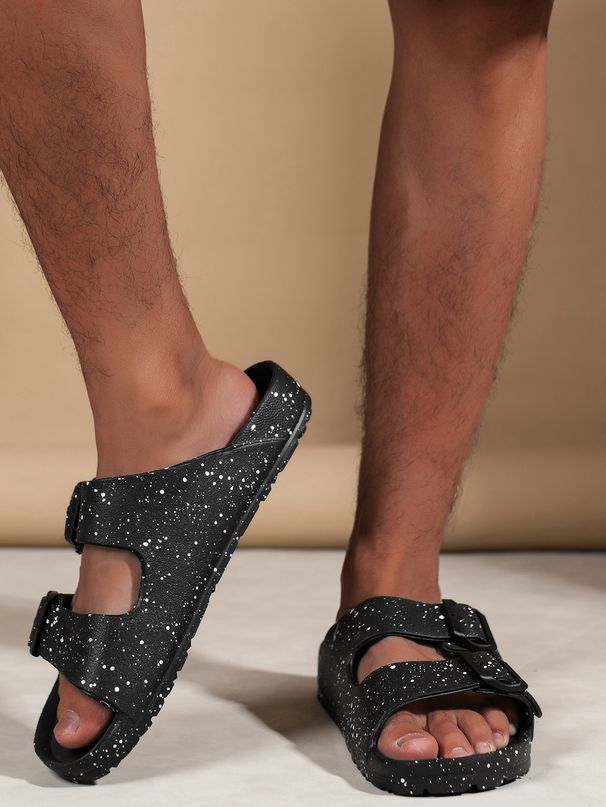 Men's Fashionable Slippers, Waterproof, Non-Slip, Soft Sole, Wear-Resistant, Comfortable, Lightweight Slip-On Slippers_vogvips.com