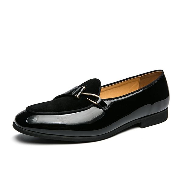 Spring And Summer New Stylish Trendy Leather Shoes, Cross-border Fashion Men's Low-top Slip-on Shoes For All Seasons_vogvips.com