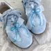 Ins Blue Mesh Bow Crystal Beaded Shoe Buckle Fashionable All Match Shoe Pendant Shoe Flower Shoe Buckle Shoe Decoration Female_vogvips.com