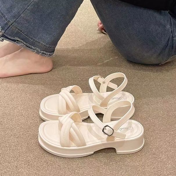 Women's Summer Sandals For Outdoor Wear 2024 New Popular High-end Trendy Internet-famous Super Hot Beach Shoes With_vogvips.com