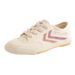 Feiyue Women's Canvas Shoes Korean Style Laser Gradient Color Rainbow Striped Women's Shoes Ret Canvas Shoes 2203_vogvips.com