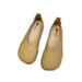 2025 Autumn New Flat Soft Sole Slip-On Loafers, Shallow Mouth Moccasins, Women's Shoes For Pregnant Women_vogvips.com