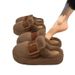 High-Quality Ins Style Furry Women 2024 Winter New Belt Buckle Niche Design Cotton Slippers For Outdoor Wear Trendy_vogvips.com