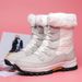 Women's Mid-calf Boots, Thickened Cotton Shoes, New Autumn And Winter Styles, Women's Snow Boots, Warm And Fleece-lined_vogvips.com
