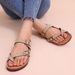 Kidmi New Fashion Women's Summer Cork Clogs Sandals Classic Women Mules Soft Suede Beach Slides With Adjustable Buckle_vogvips.com
