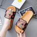 Women's Summer New Korean Style Cute Cartoon Slippers - Perfect For Indoor, Outdoor, Bathroom, Shower, And Beach Use_vogvips.com