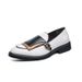 Euro Step British Color Block Brogue Men's 45 Hair Stylist Men 46 Korean Style Loafers Leather Large Size Groomsmen Trendy Shoes_vogvips.com