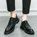 Cross-Border Large Size Casual British Men's Business Formal Trendy Summer Hollow Breathable Korean Style Leather Shoes_vogvips.com