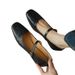 French Style For Spring 2025, New Square Toe Mary Jane Sho, Low Heel Flat Bottom Casual High Heels, Women's Single_vogvips.com