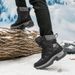 Men's And Women's High Top Hairy Hiking Shoes, Winter Outdoor Snow Boots_vogvips.com