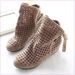 New Style Women's Hollow Out With Hidden Wedge Short Mesh Boots Casual Sandals For Women_vogvips.com