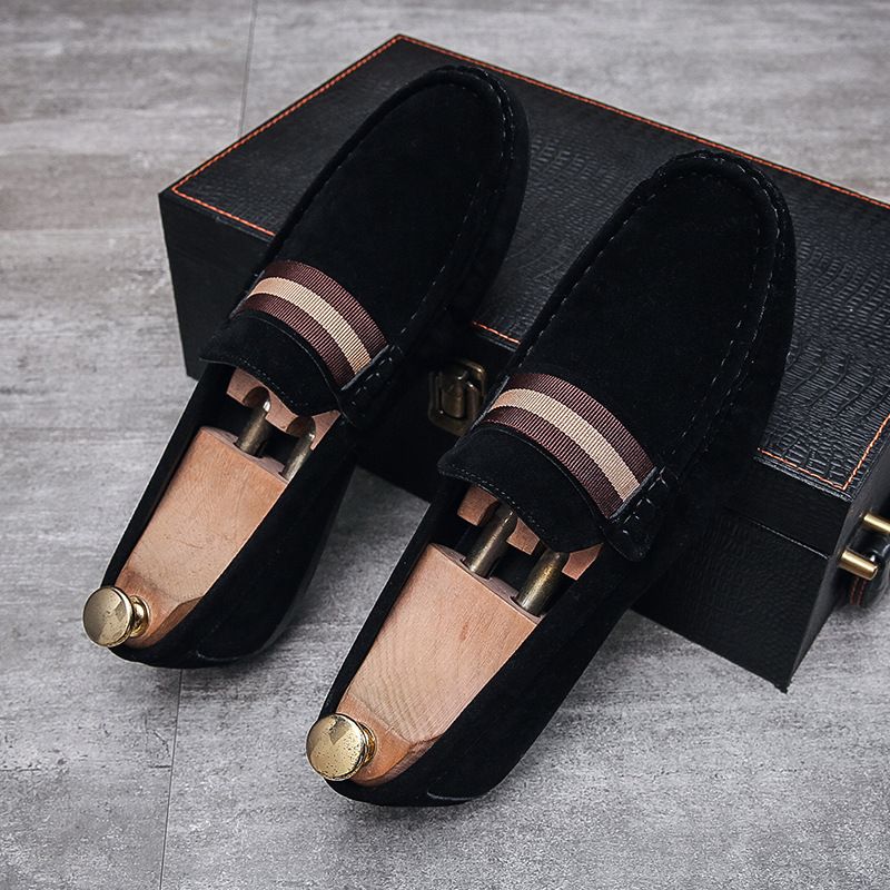 2025 Spring New Men's Casual Loafers Business Trend Soft Soled Driving Shoes_vogvips.com