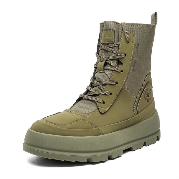 Niche Design Couple Boots Outdoor Leisure Hiking Boots Retro Tooling Boots_vogvips.com